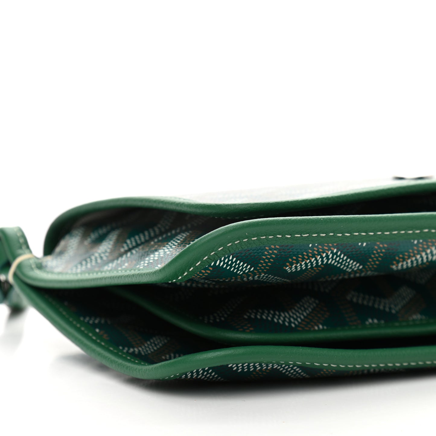 Goyardine Plumet Wallet Clutch Green