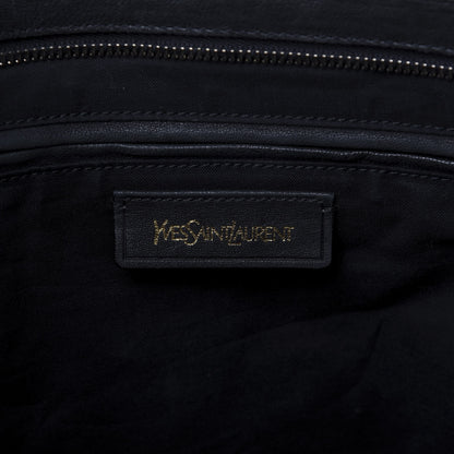 Saint Laurent Sheepskin Medium Cabas ChYc Black 8 of 9