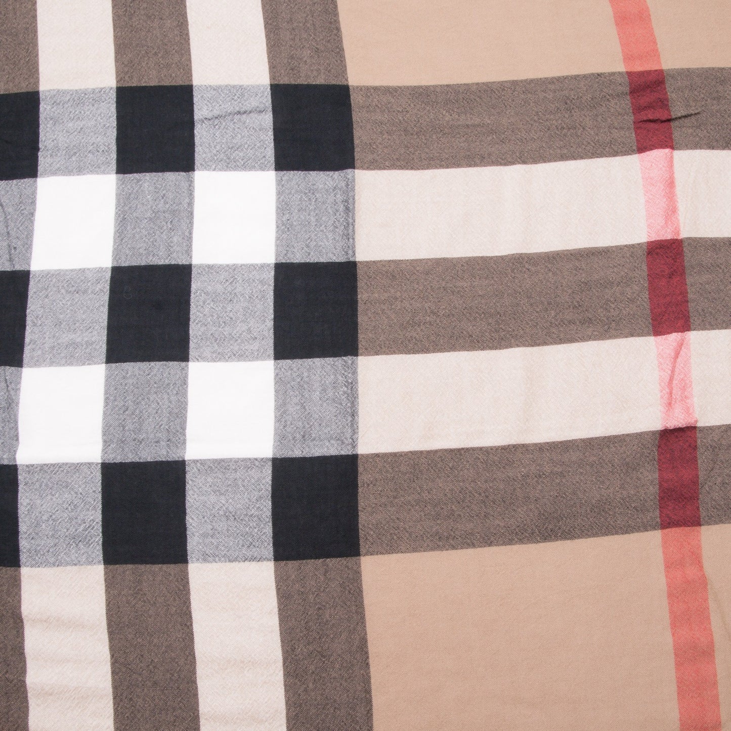 Merino Wool House Check Scarf