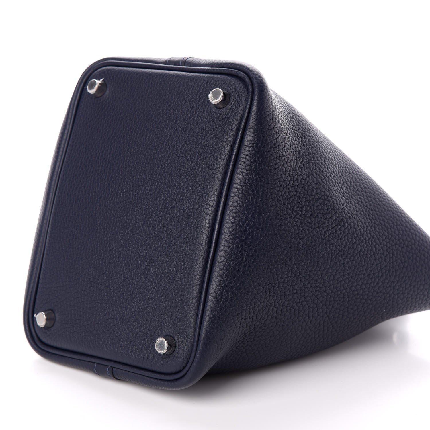 Hermes Taurillon Clemence Picotin Lock 18 PM Bleu Nuit 8 of 8