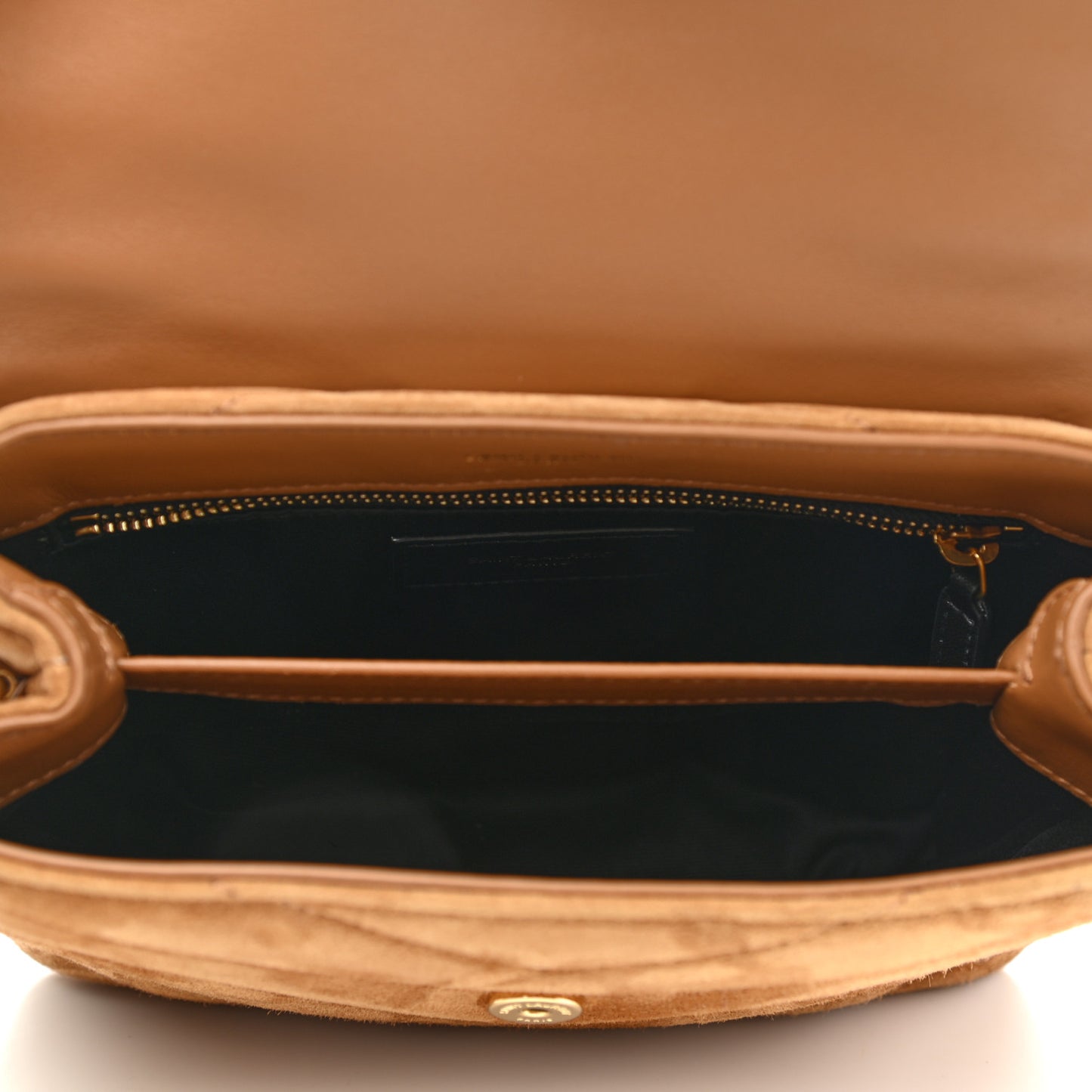 Suede Toy Loulou Shoulder Bag Cinnamon