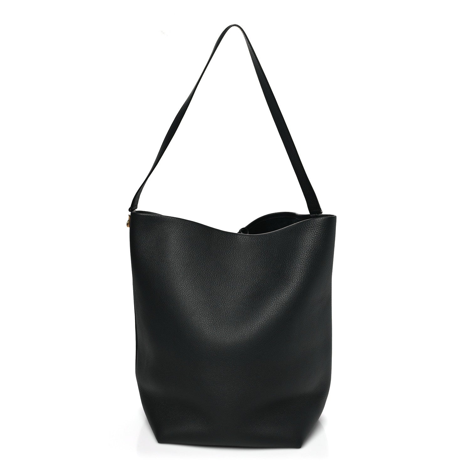 The Row Grained Calfskin Medium N/S Hook Tote Black 1 of 11