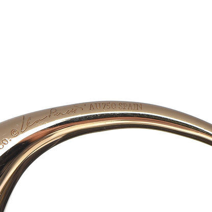 Tiffany 18K Yellow Gold Elsa Peretti Teardrop Hoop Earrings 6 of 8