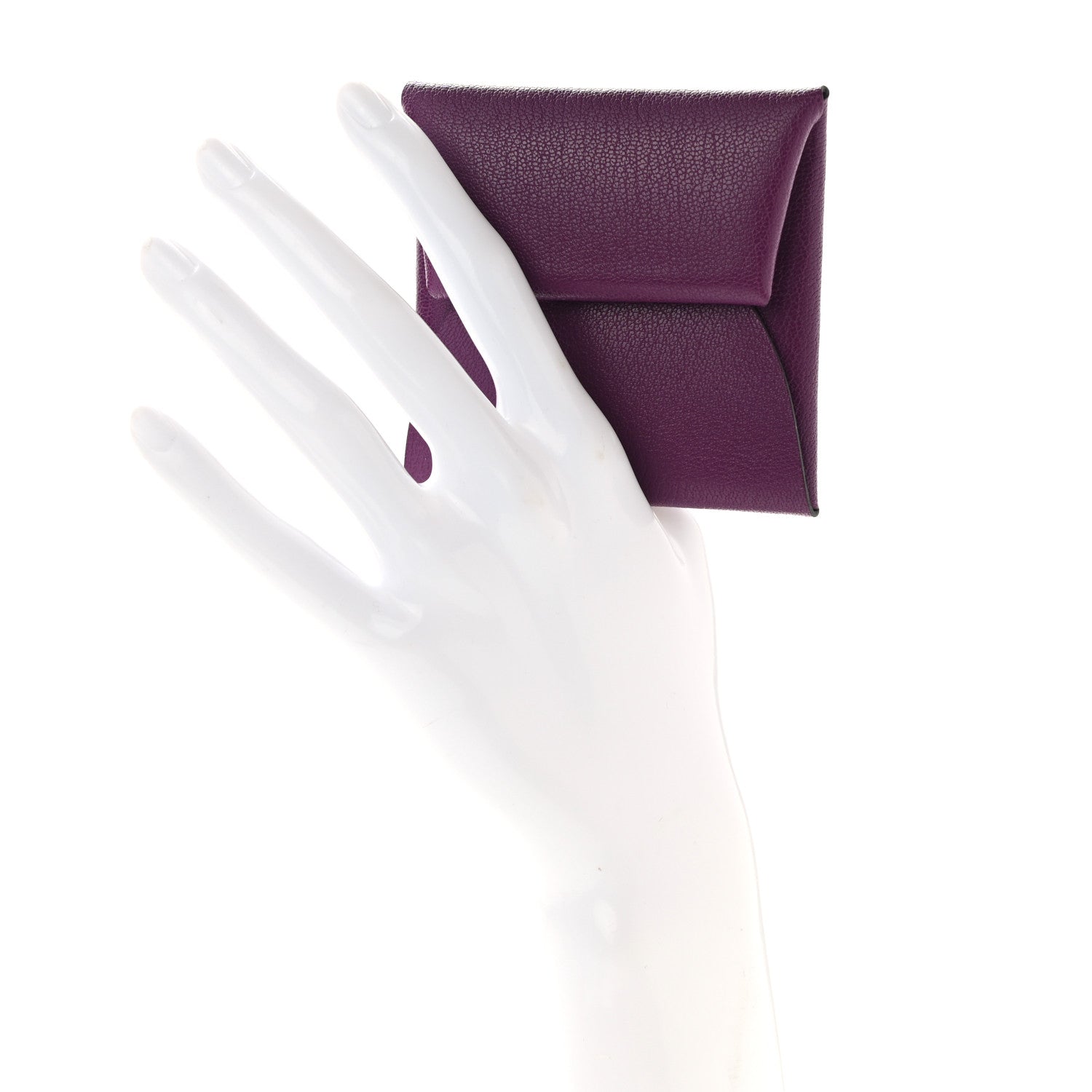 Hermes Chevre Mysore Bastia Coin Purse Anemone 2 of 8