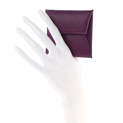 Hermes Chevre Mysore Bastia Coin Purse Anemone 2 of 8
