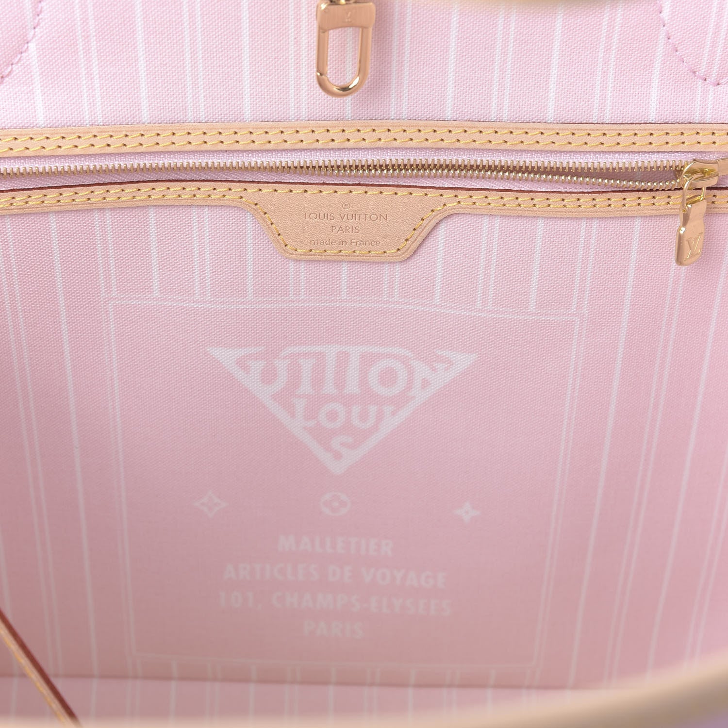 Louis Vuitton Monogram Giant By The Pool Neverfull MM Light Pink 7 of 15