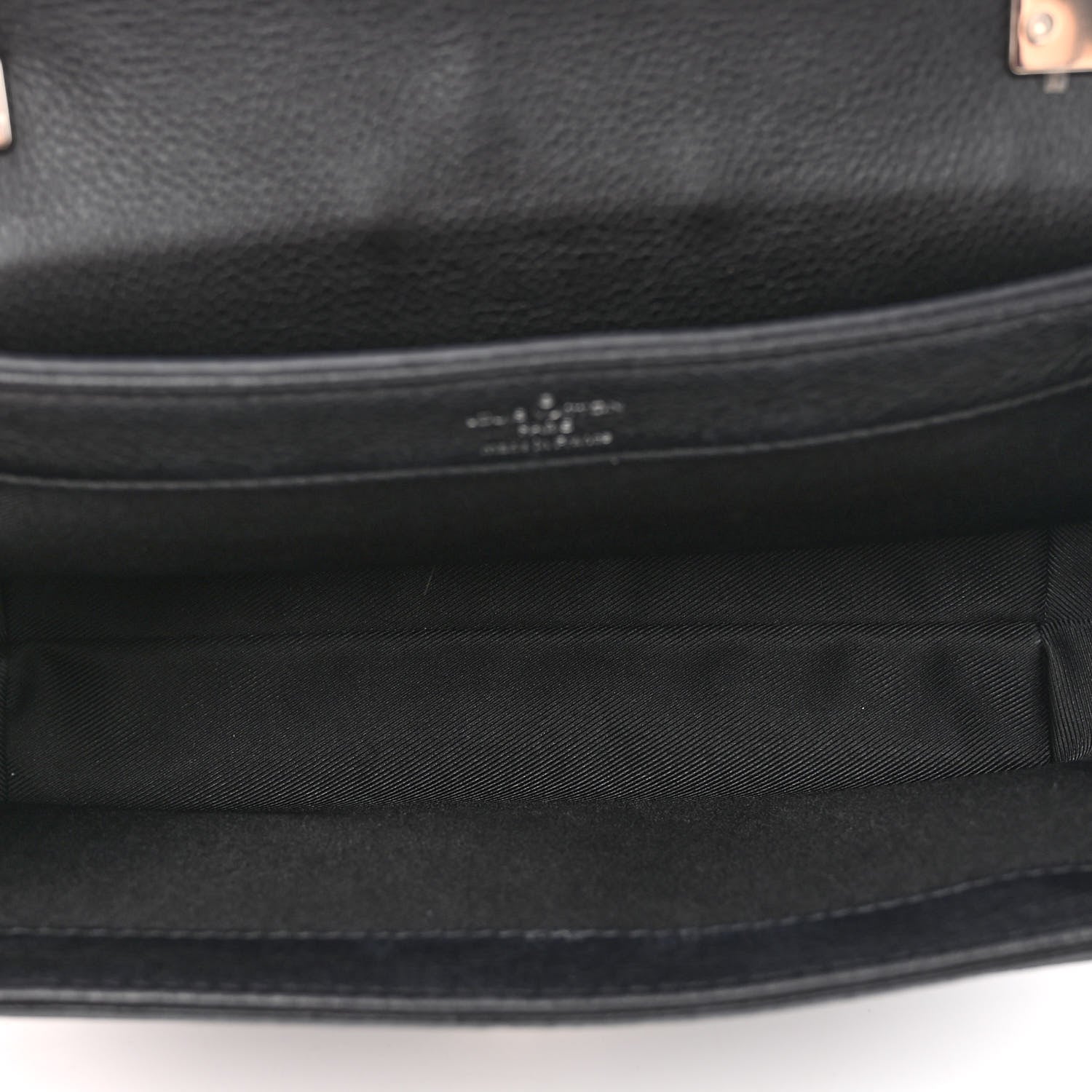 Louis Vuitton Calfskin Lockme II Chain Bag BB Black 5 of 9