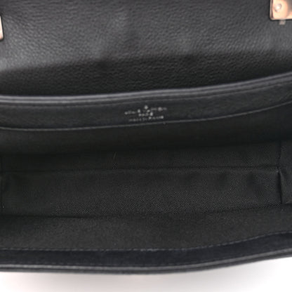 Louis Vuitton Calfskin Lockme II Chain Bag BB Black 5 of 9
