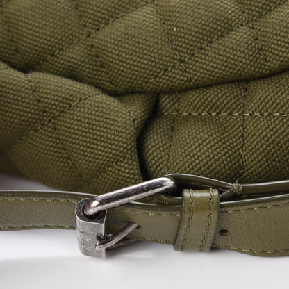 Chanel Canvas Lambskin Quilted Coco Cuba Charms Waist Bag Khaki 14 of 14