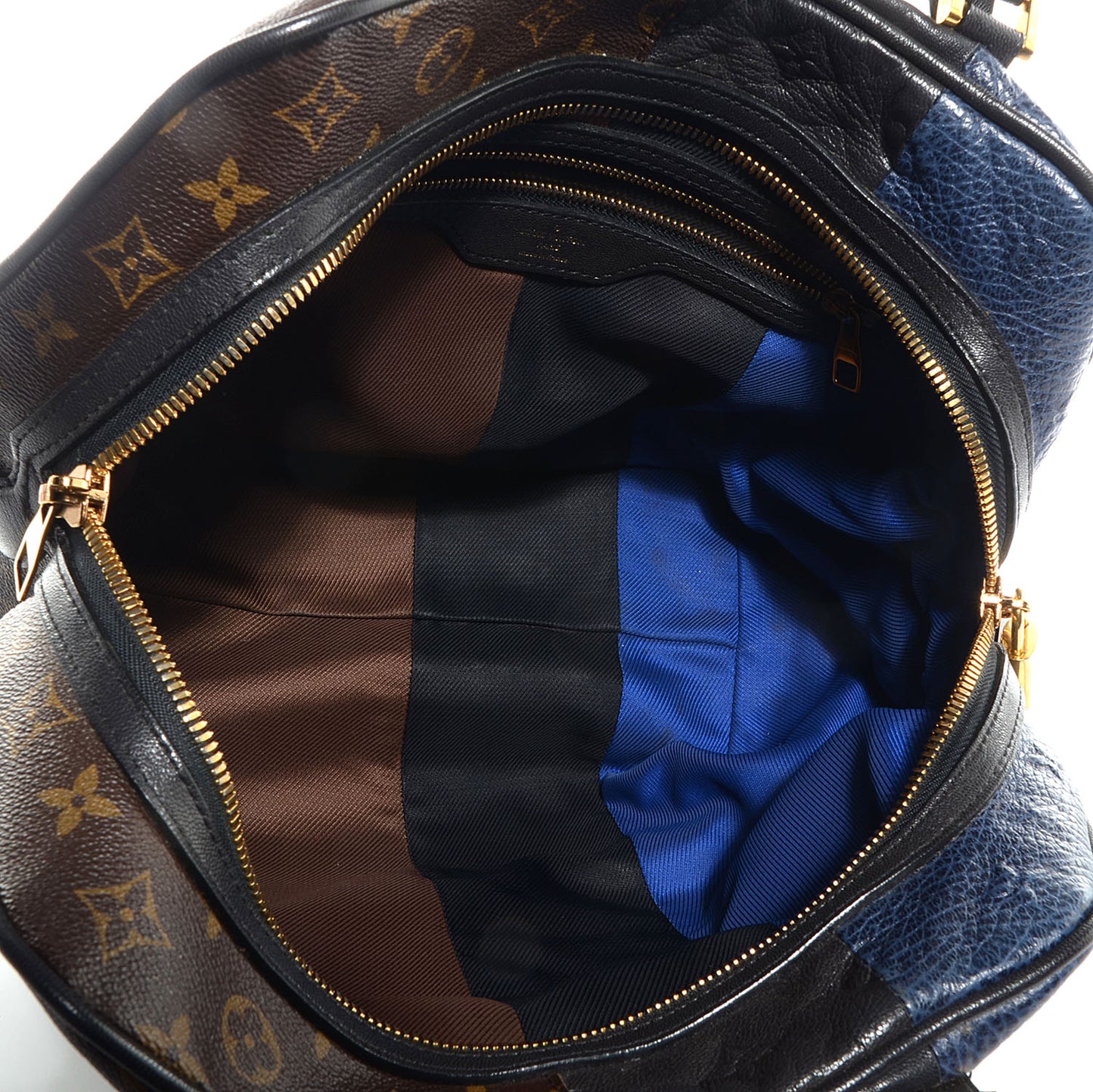 Monogram Stripes Medium Bag Marine