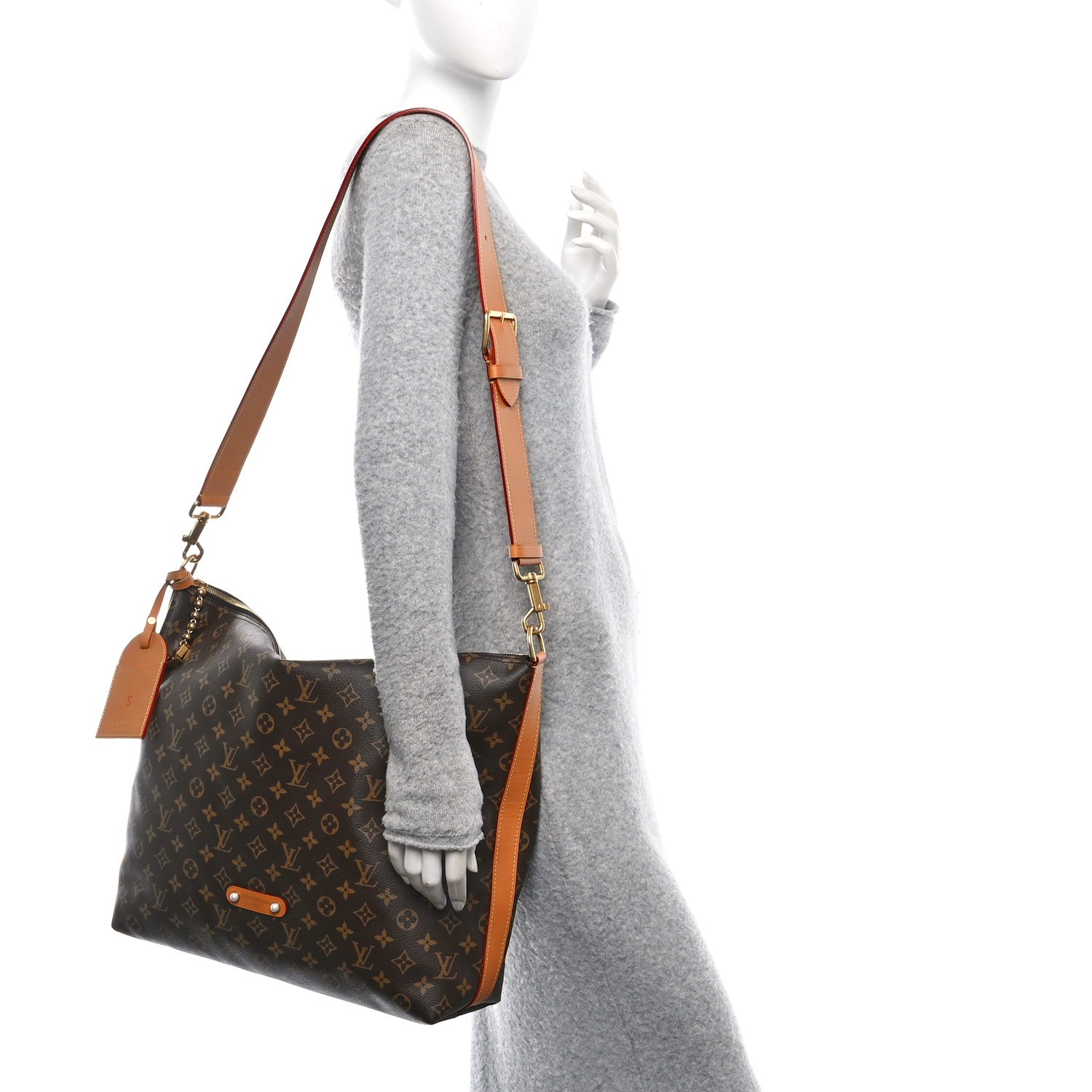 Louis Vuitton Monogram Vagabond Hobo 2 of 9