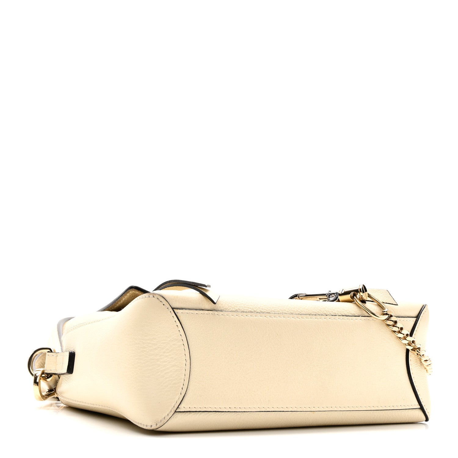Chloe Calfskin Mini Faye Day Shoulder Bag Off White 1780358