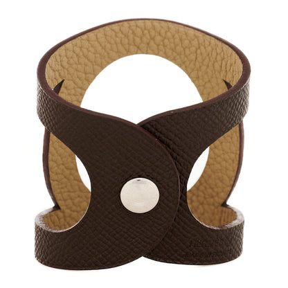 Hermes Epsom Togo Petit H Bracelet Etain Trench 2 of 4