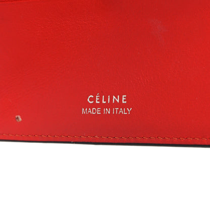 Celine Drummed Calfskin Small Multifunction Folded Wallet Dune 7 of 10