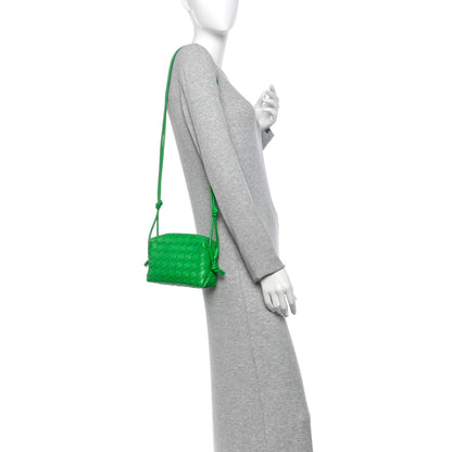 Bottega Veneta Nappa Intrecciato Mini Loop Camera Bag Parakeet 2 of 9