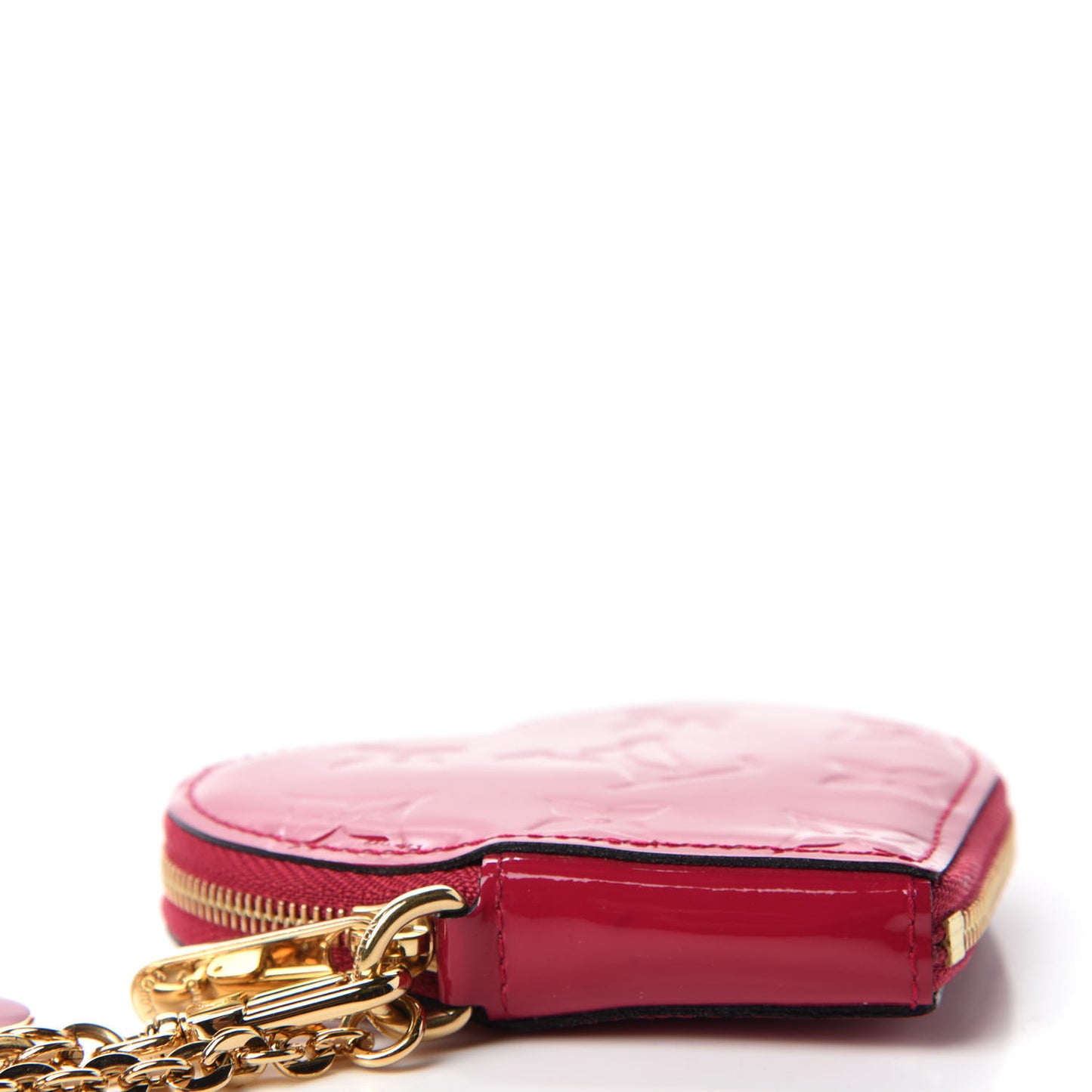Vernis Heart Coin Purse Rose Indien