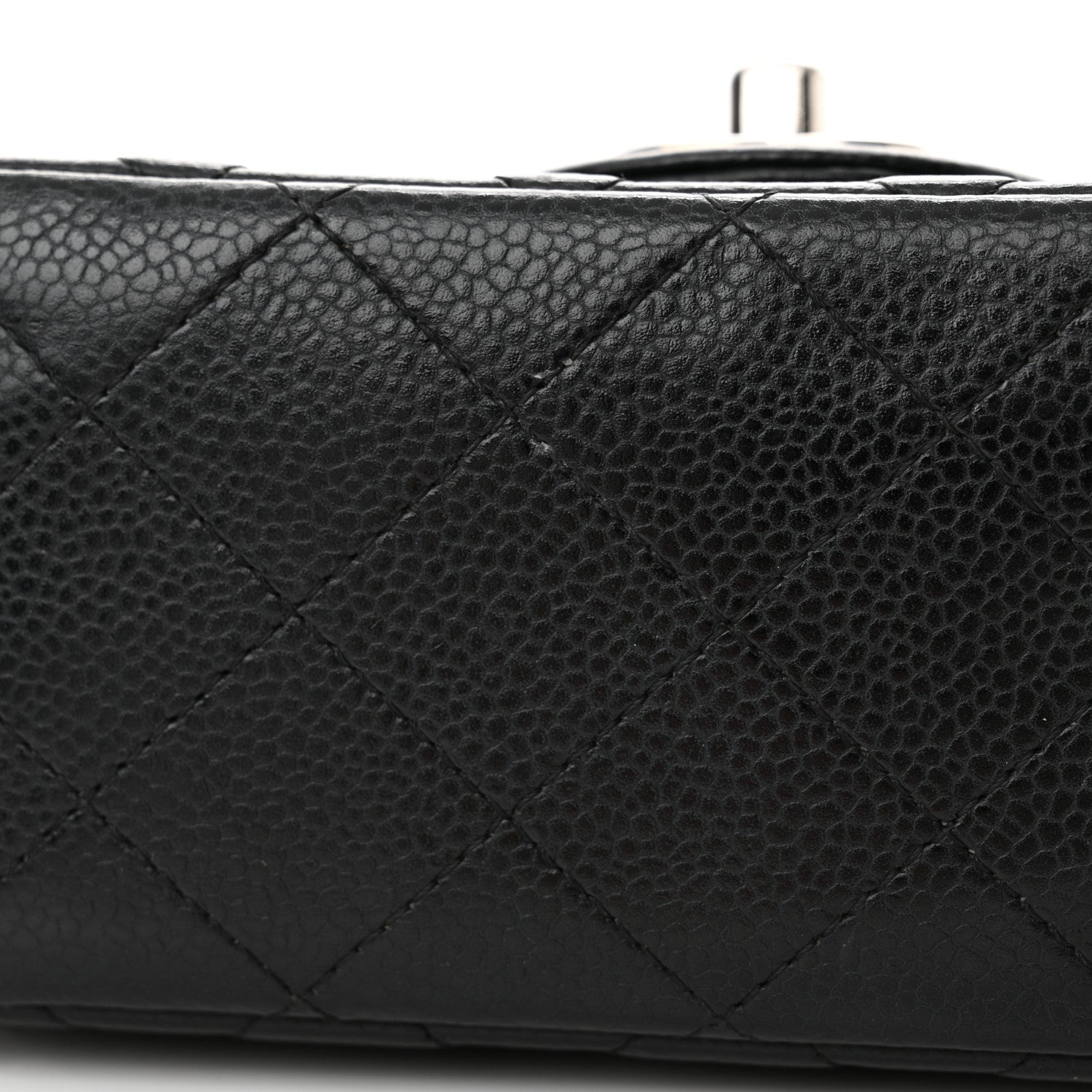 Chanel Caviar Quilted Mini Square Flap Black 13 of 14