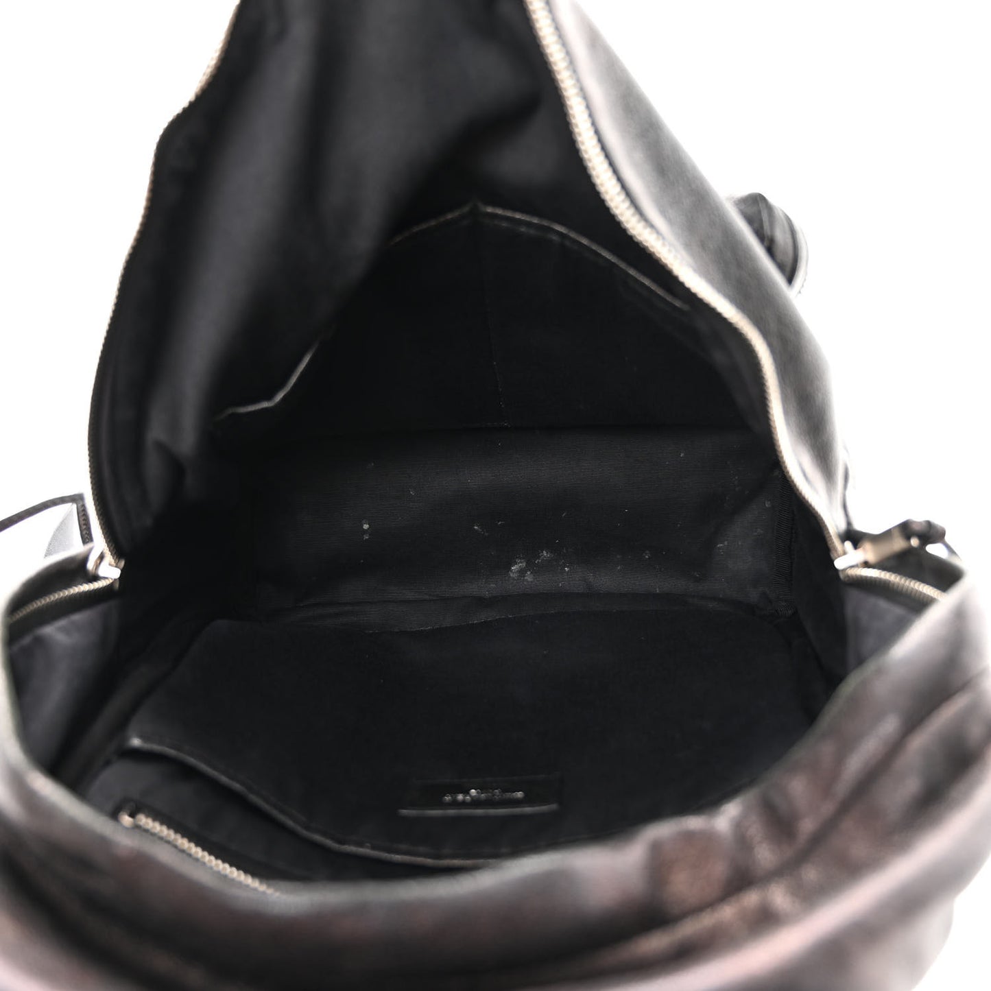 Lambskin Mini Toy City Backpack Black