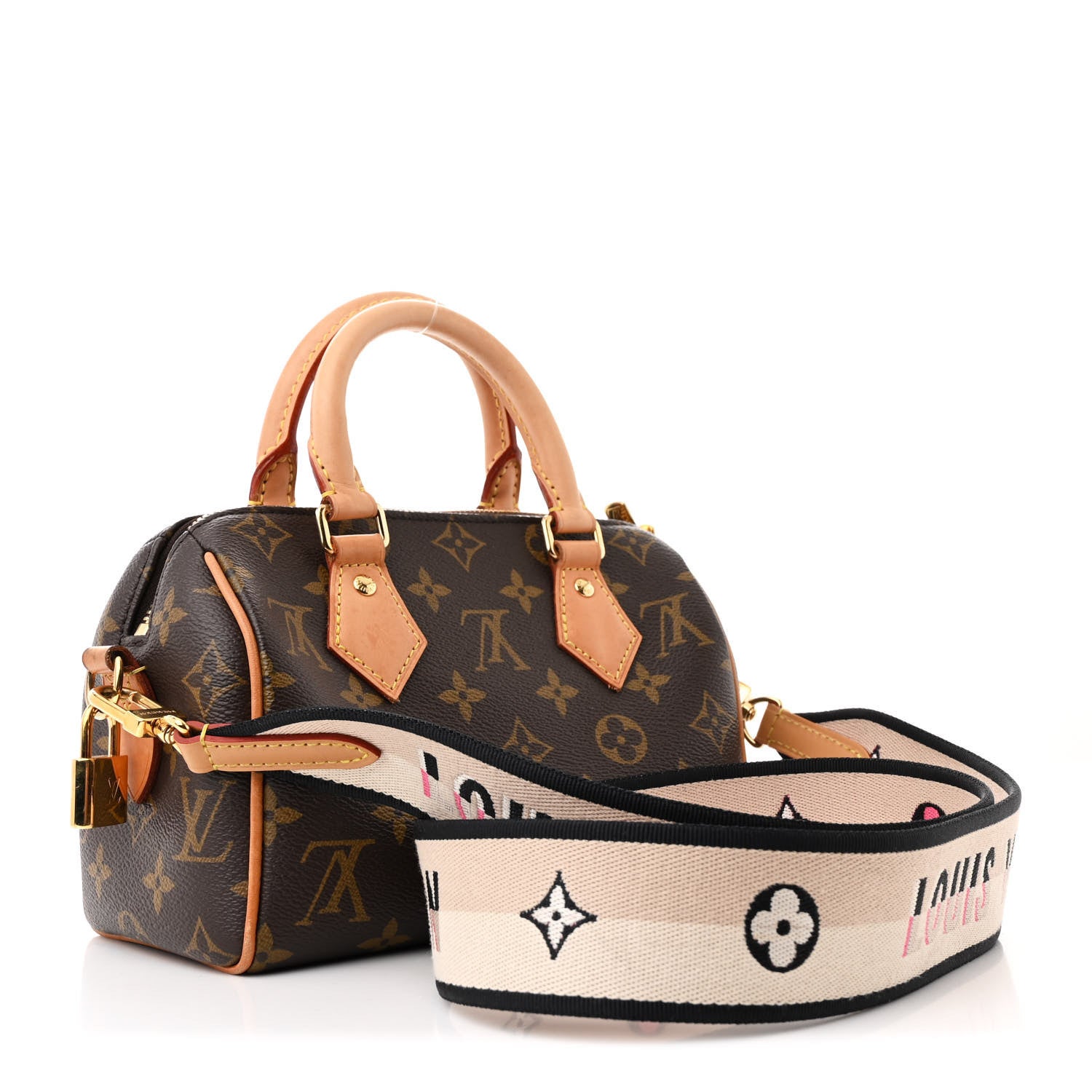 Louis Vuitton Monogram Speedy Bandouliere 20 Black 3 of 9