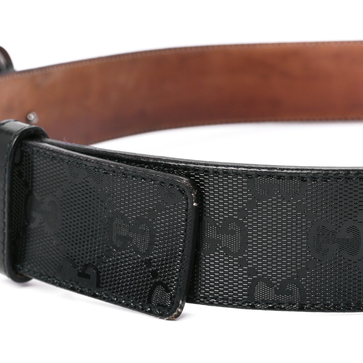 Imprime Monogram Interlocking G Belt Black