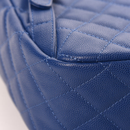 Chanel Caviar Quilted Large CC Day Backpack Blue 11 of 13