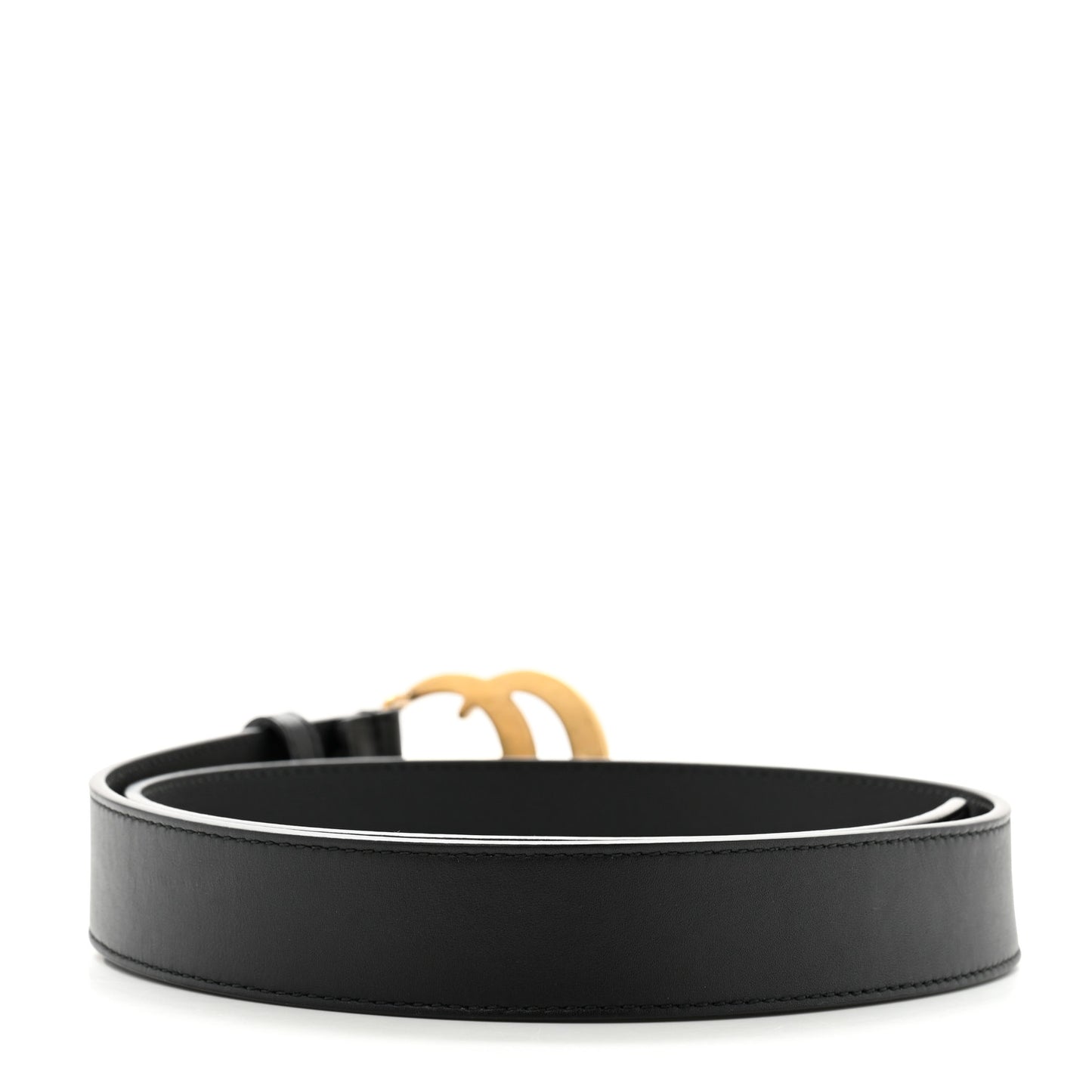 Calfskin Double G 30mm Belt 80 32 Black