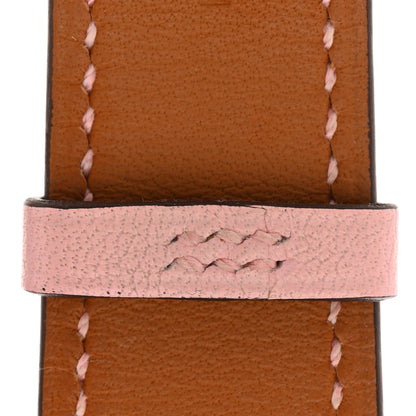 Hermes Swift Heure H Hour Watch Strap Rose Sakura 6 of 8
