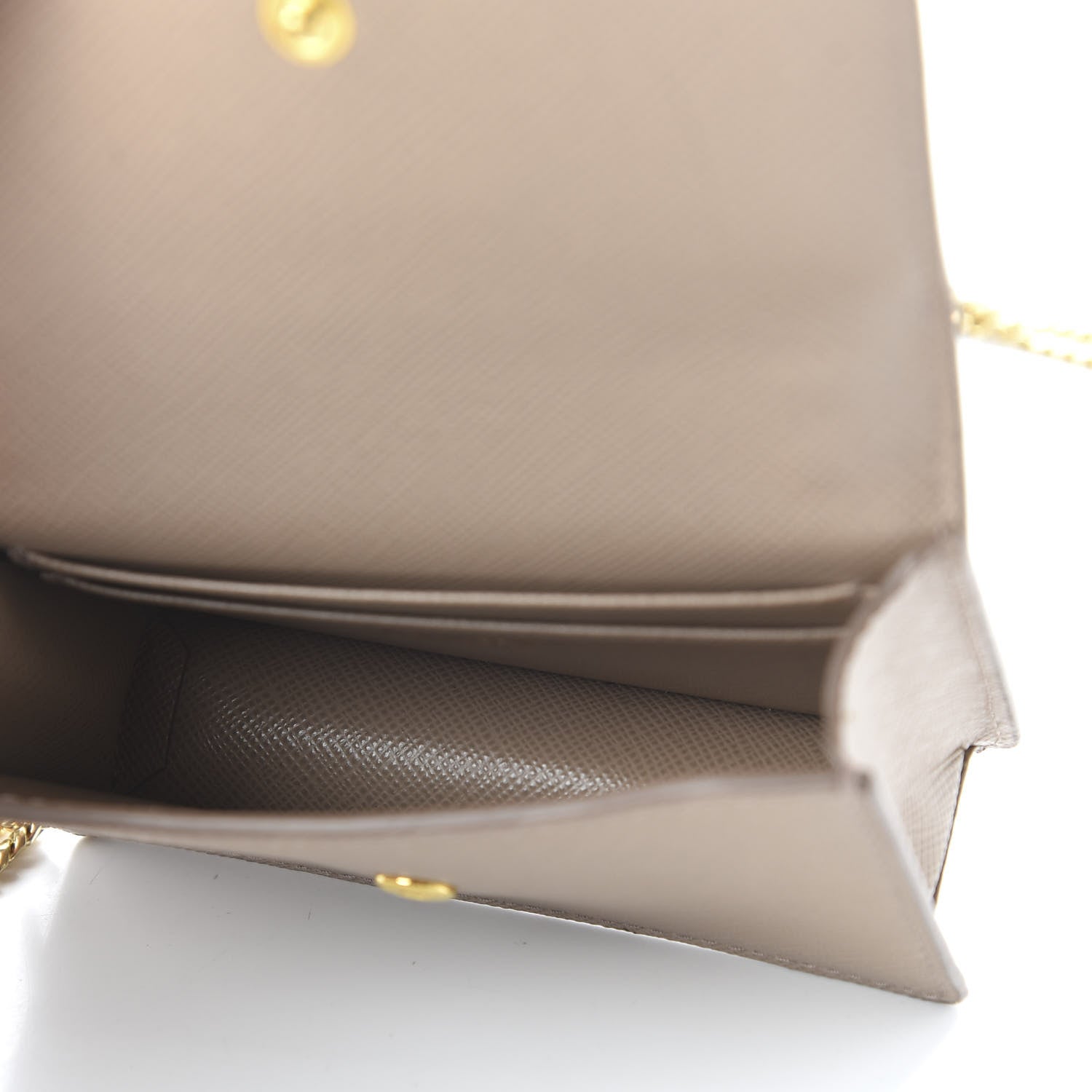 Prada Saffiano Card Holder With Chain Cammeo 5 of 10