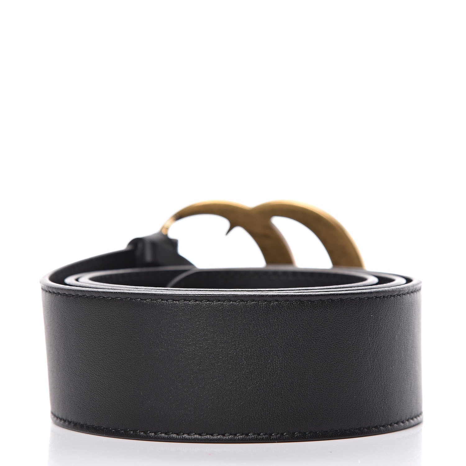 Gucci Calfskin Double G 40mm Belt 75 30 Black 3 of 6