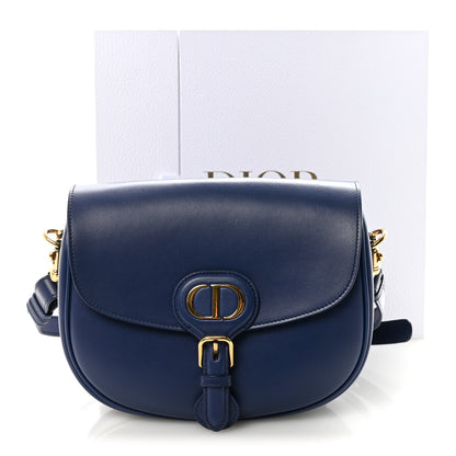 Christian Dior Box Calfskin Medium Bobby Flap Blue 10 of 10