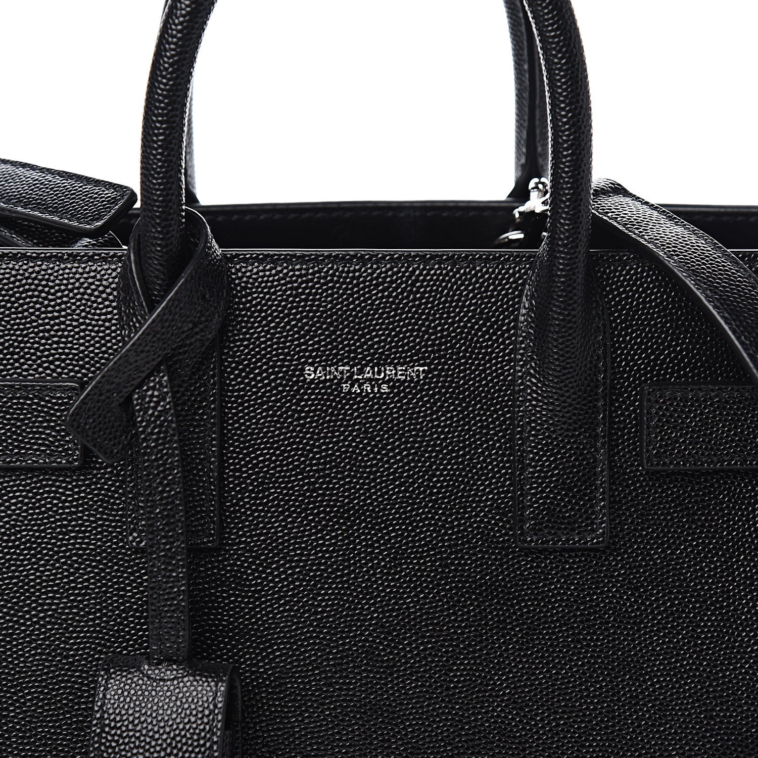 Saint Laurent Grained Calfskin Nano Sac De Jour Black 11 of 11
