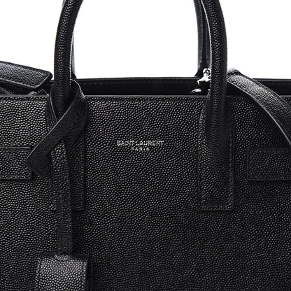 Saint Laurent Grained Calfskin Nano Sac De Jour Black 11 of 11