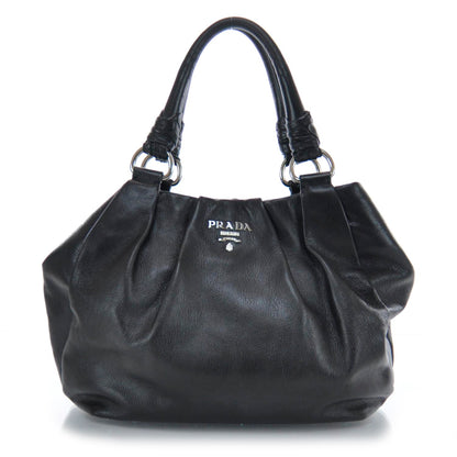 Prada Leather Satchel Nero Black 1 of 9