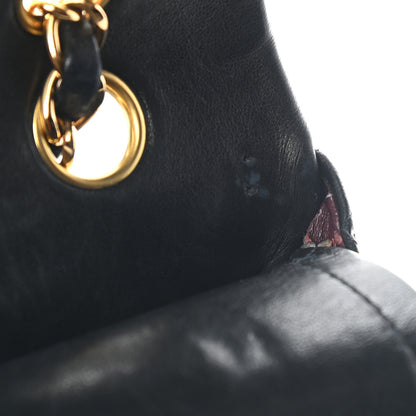 Chanel Lambskin Quilted Small Double Flap Black 10 of 12