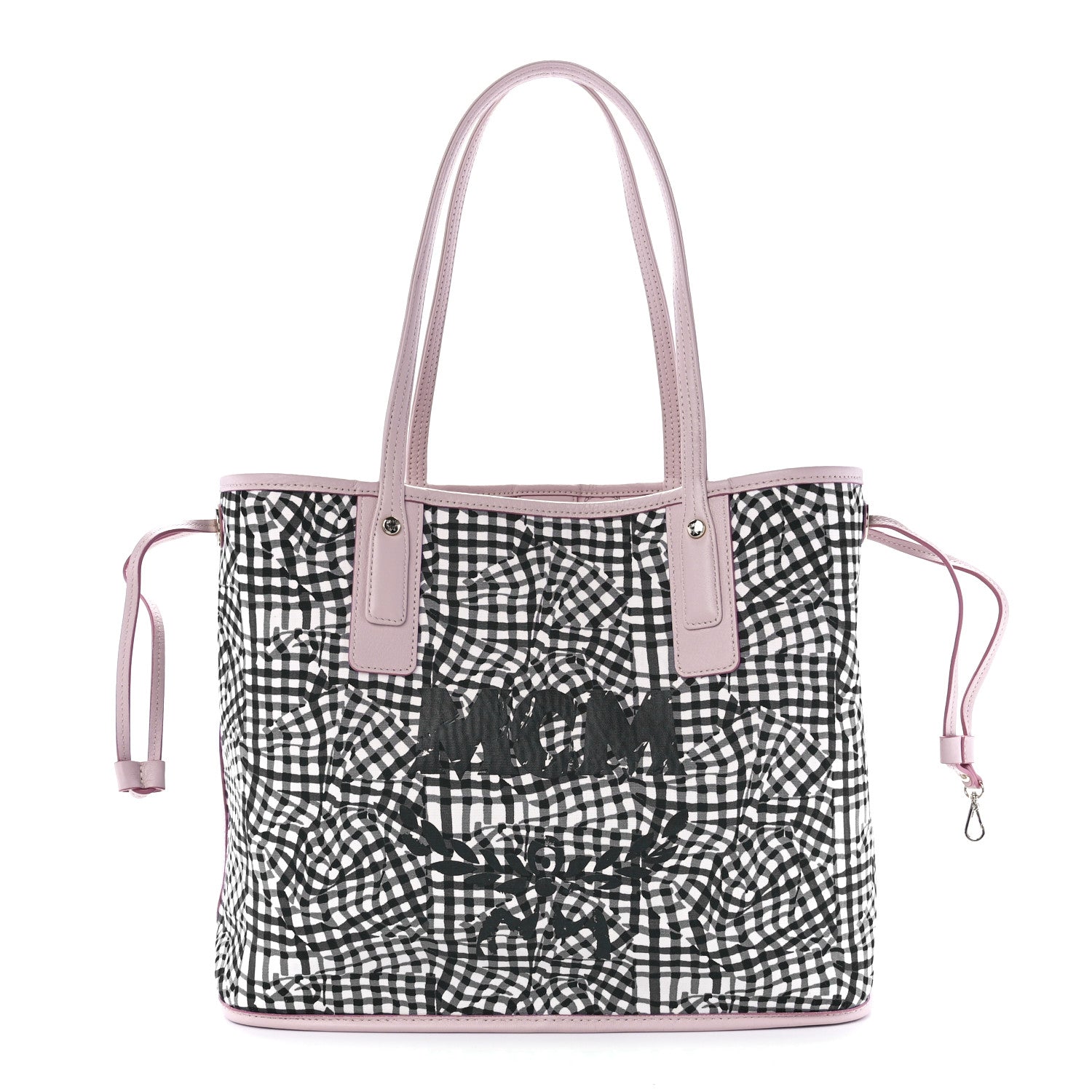 MCM Visetos Medium Liz Reversible Shopper Tote Powder Pink 4 of 22