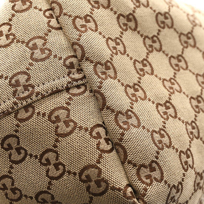 Gucci GG Monogram Web Large Giglio Tote Bag Beige Brown 12 of 12