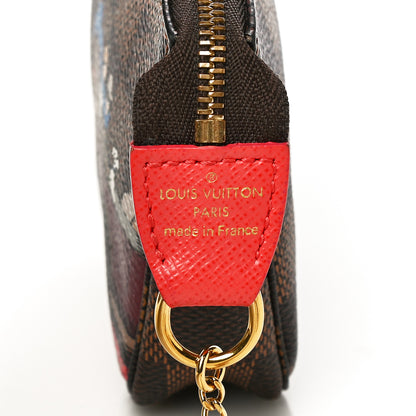 Louis Vuitton Damier Ebene 2015 Christmas Animation Mini Pochette Accessories 6 of 13
