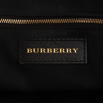 Burberry Haymarket Check Medium Primrose Tote Chocolate 6 of 7