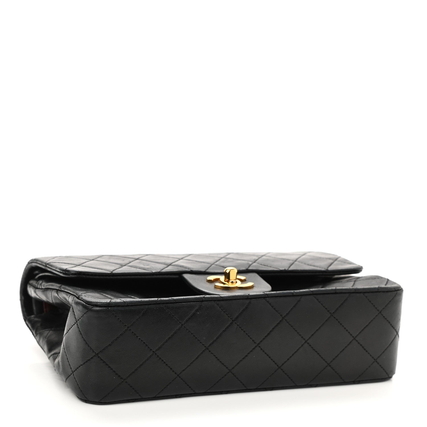 Chanel Lambskin Quilted Small Double Flap Black 4 of 10