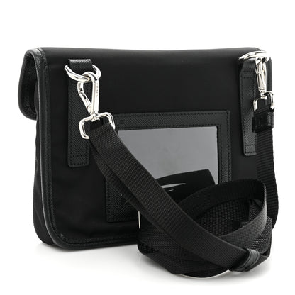 Prada Re-Nylon Saffiano Smartphone Case Crossbody Black 3 of 9