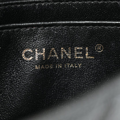 Chanel Metallic Caviar Quilted Mini Rectangular Flap Black 6 of 13