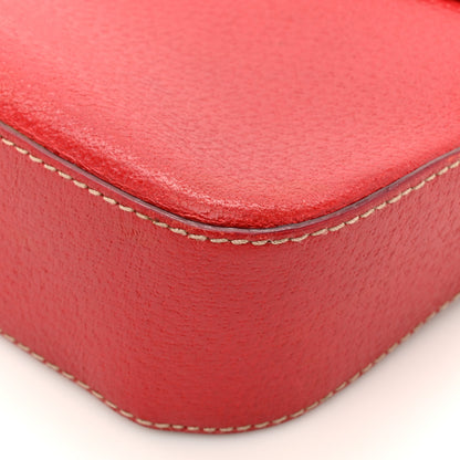 Salvatore Ferragamo Pigskin Gancini Hobo Red 10 of 13