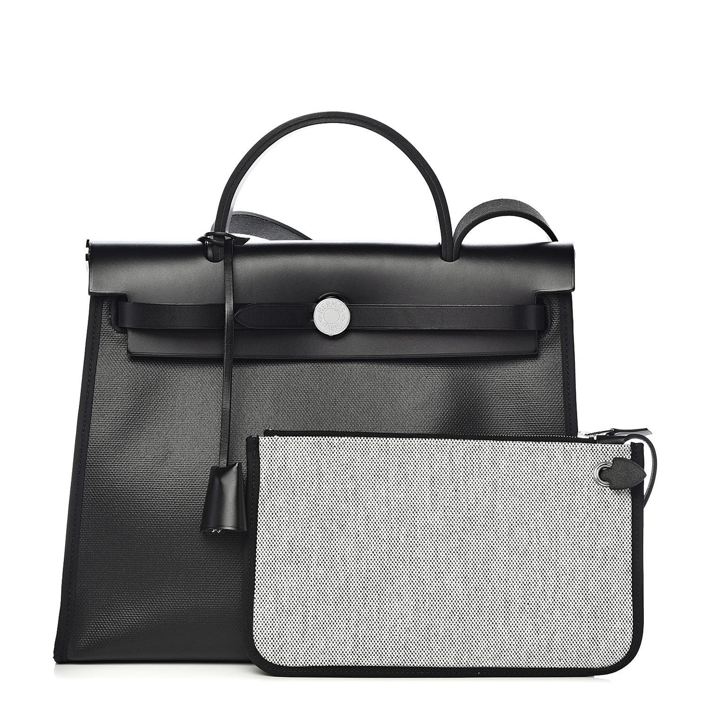 Toile H Berline Vache Hunter Herbag Zip PM 31 Black Ecru