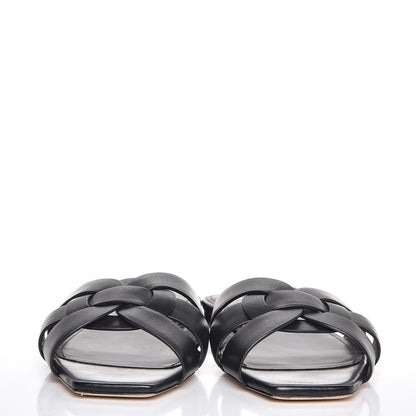 Saint Laurent Calfskin Nu Pied 05 Slide Sandals 38.5 Black 2 of 12