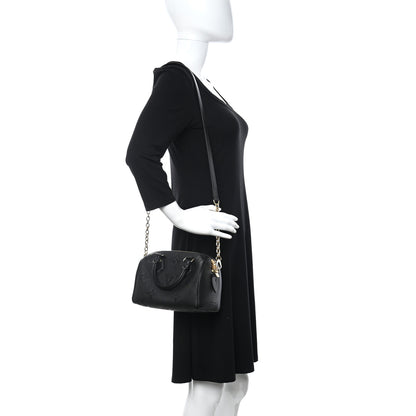 Louis Vuitton Empreinte Monogram Giant Speedy Bandouliere 20 Black 2 of 10