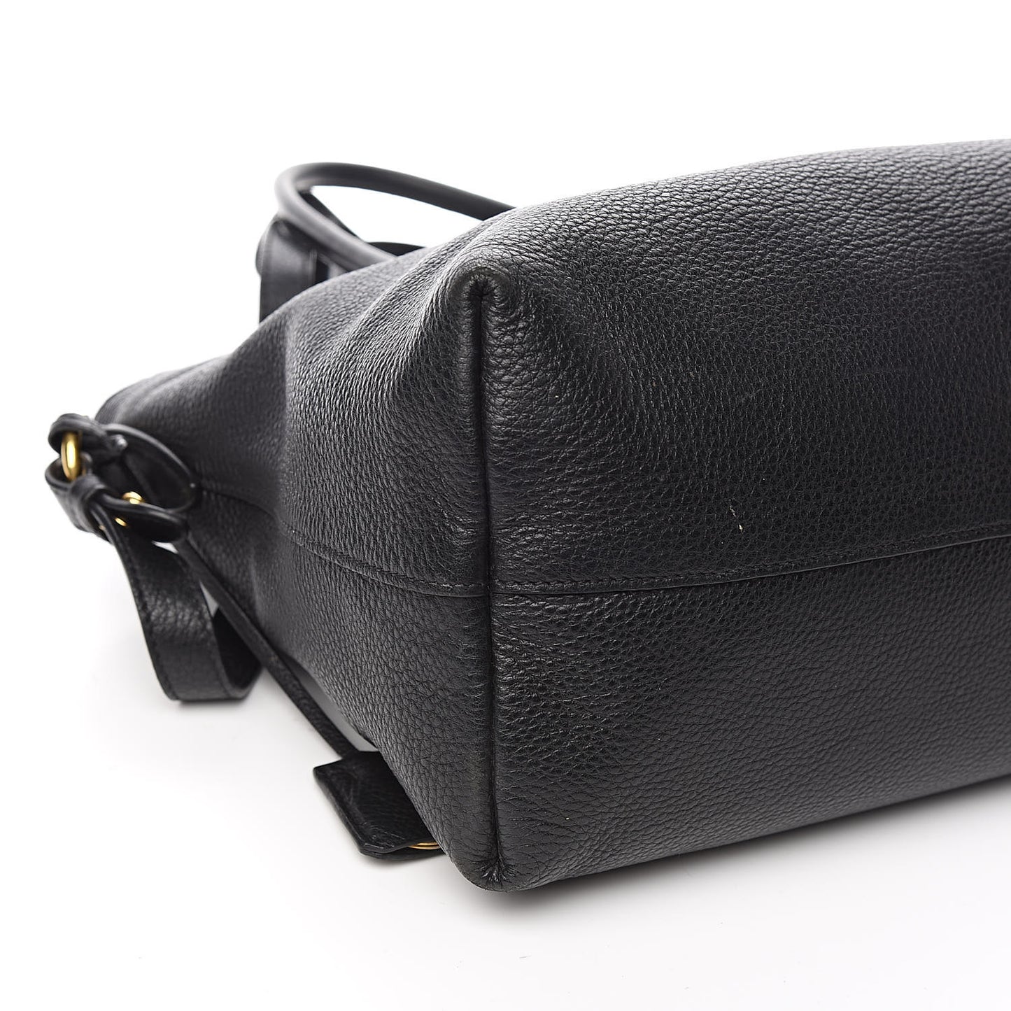 Vitello Daino Tote Black