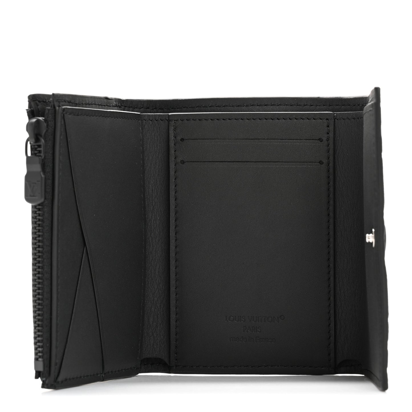 Calfskin Monogram Shadow Victor Wallet Ultra Black