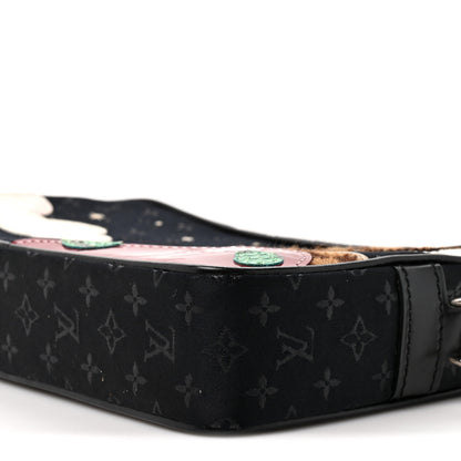 Louis Vuitton Satin Mini Monogram Conte De Fees Pochette Black 8 of 10