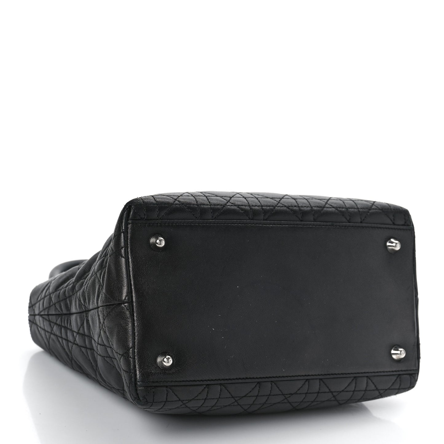 Lambskin Cannage Small Soft Lady Dior Tote Black