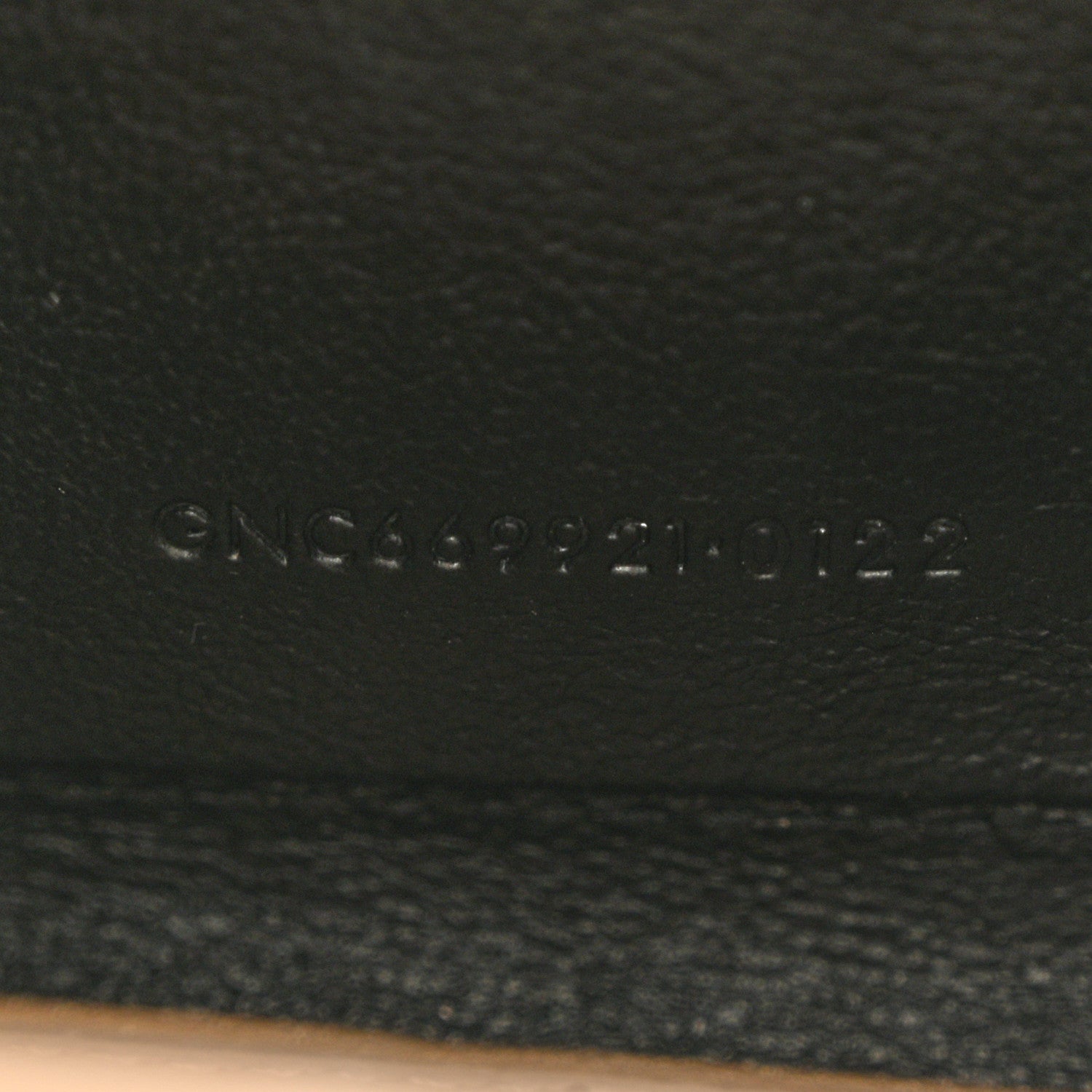 Saint Laurent Glossy Calfskin Monogram Chain Wallet Dark Beige 8 of 13